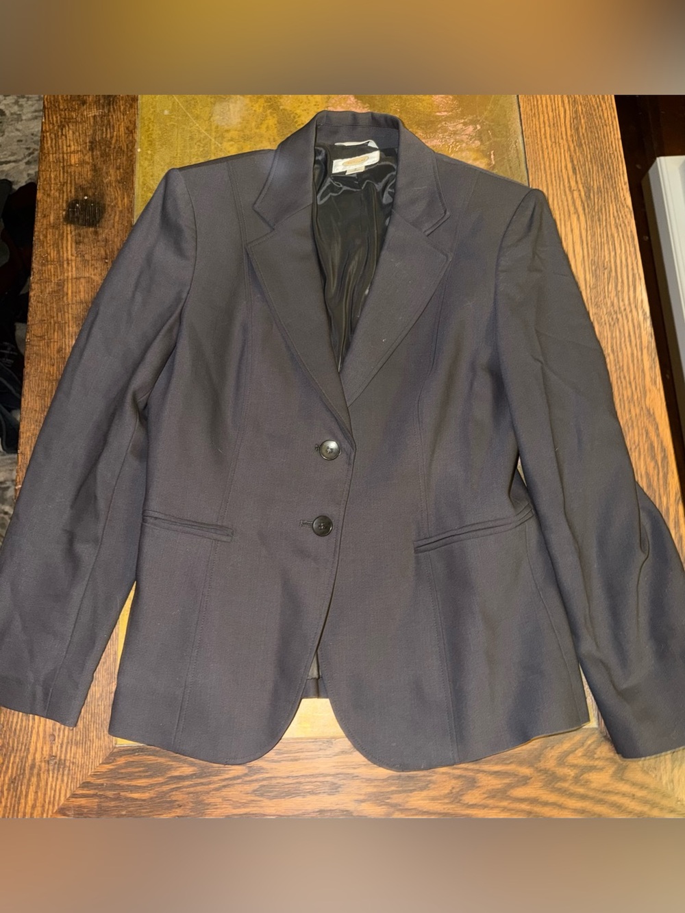 Talbots Navy Women's Two-Button Blazer